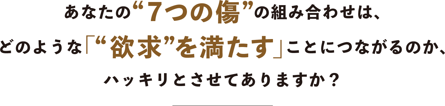 7つの傷